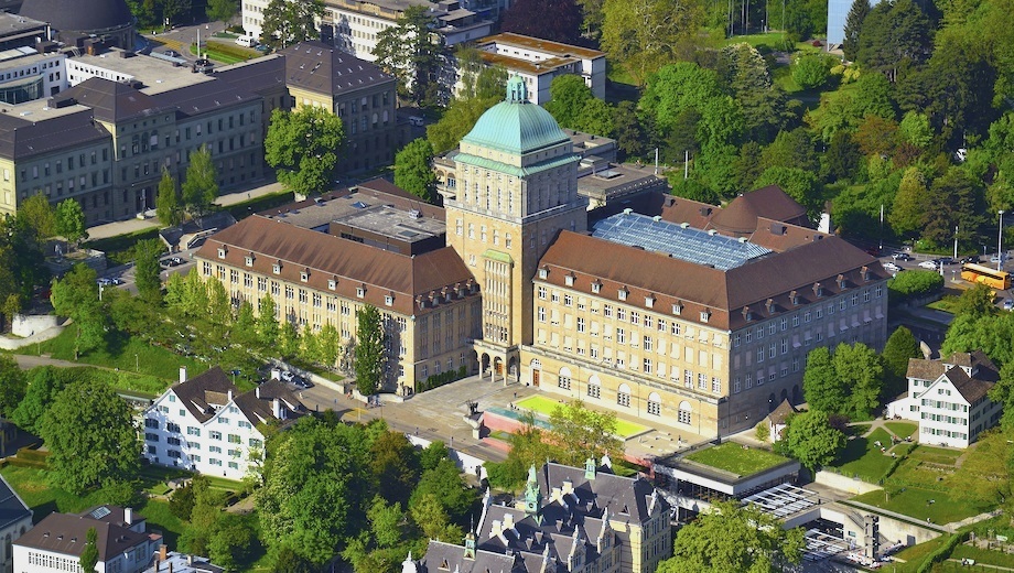 Aerial view of UZH City Campus